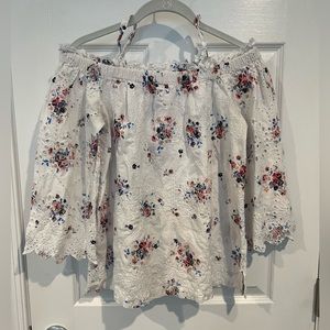 Loft Cold Shoulder Blouse